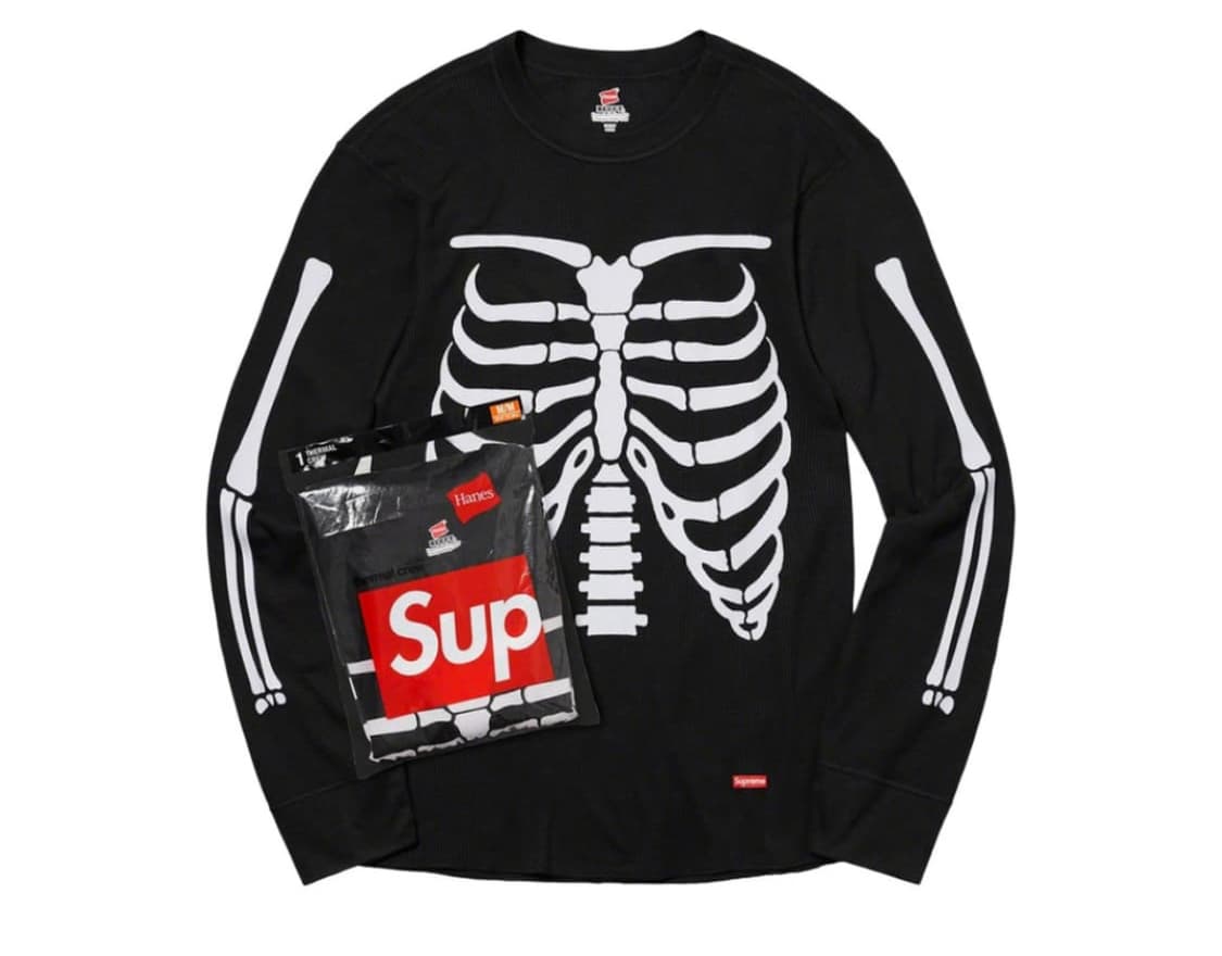 슈프림 헤인즈 본즈 M 상품이미지1