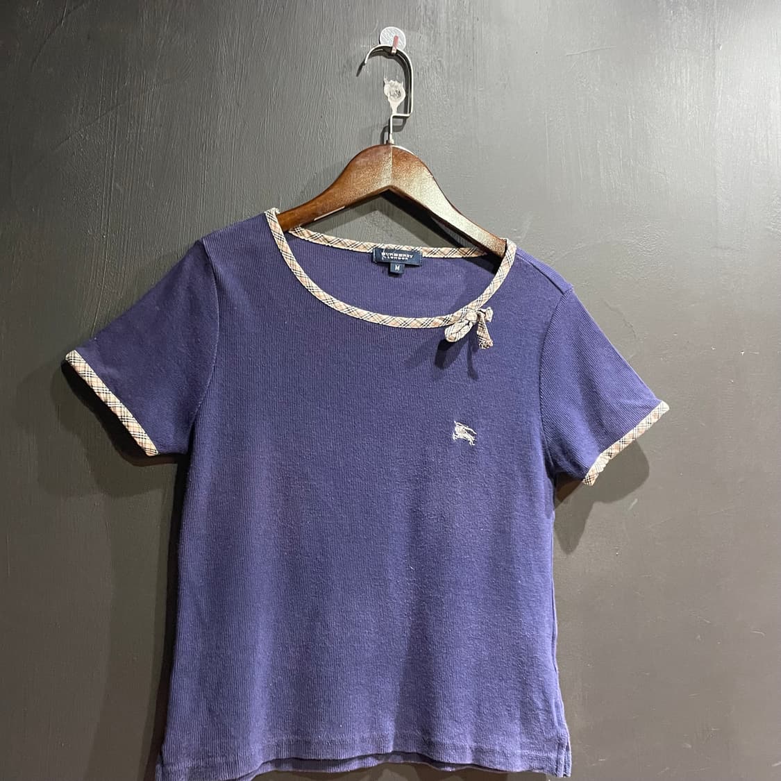 버버리 코튼 크롭탑 상품이미지2