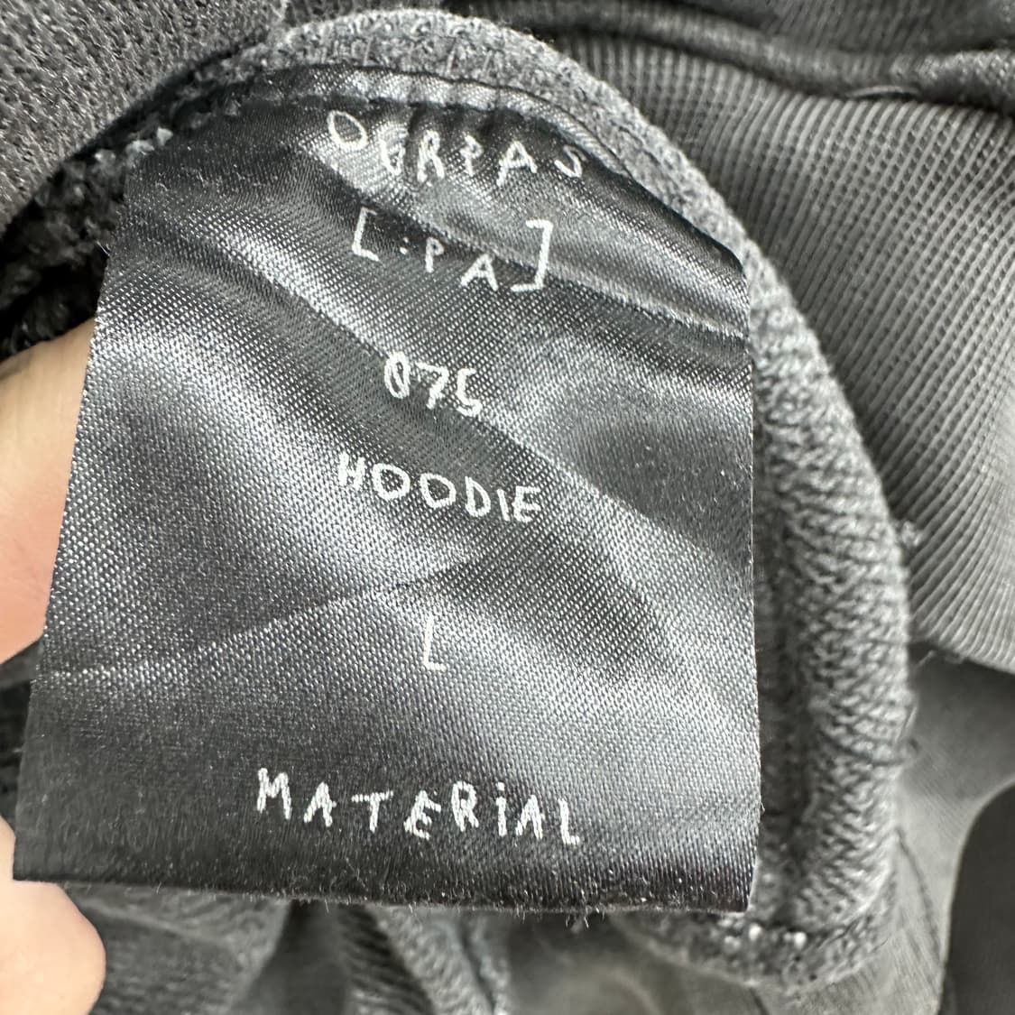 100 아워파스 075 남자 오버핏 아이비리그 후드티 상품이미지4