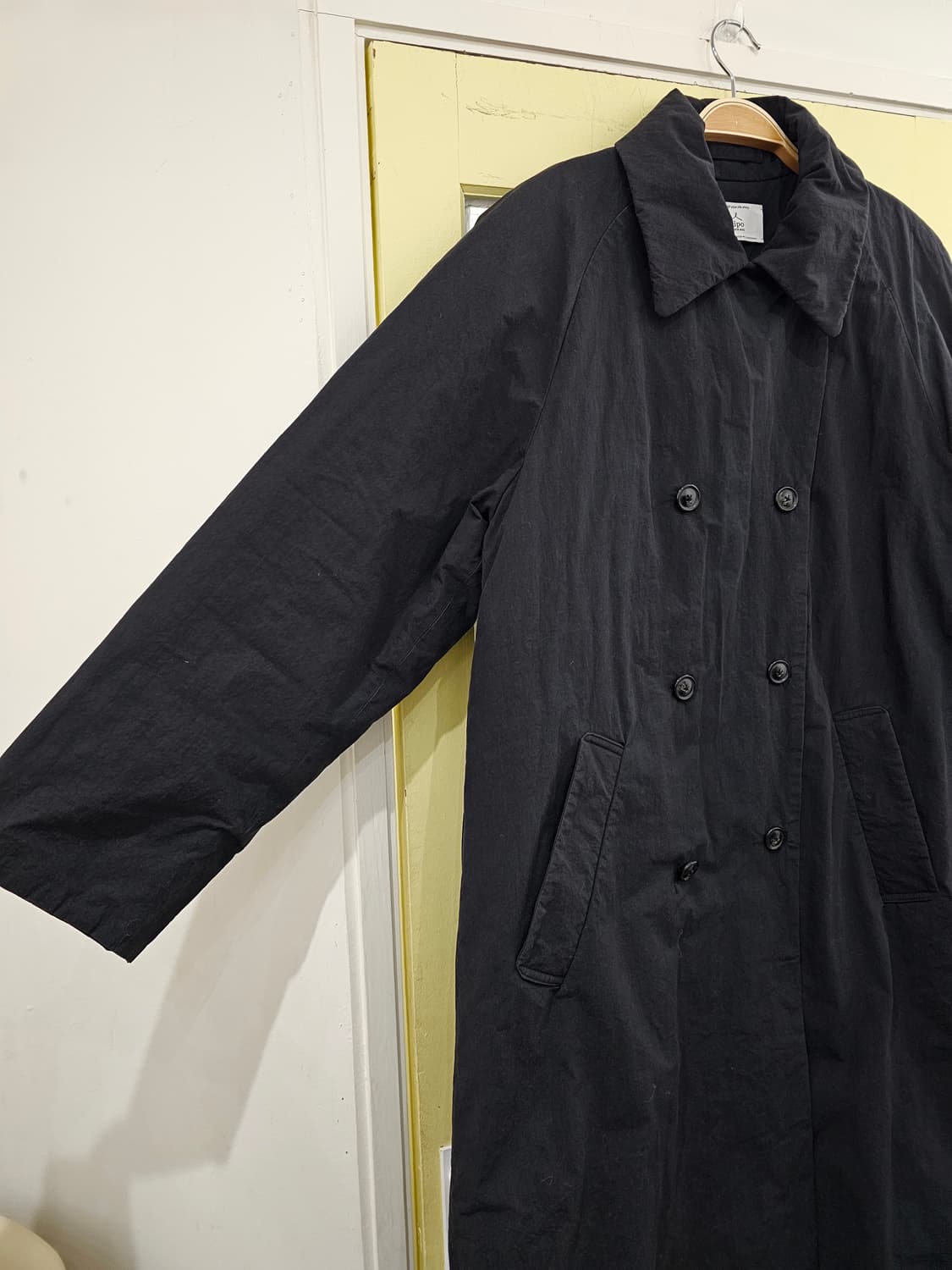 Ripo trenta anni 블랙 더블 패딩코트 상품이미지4