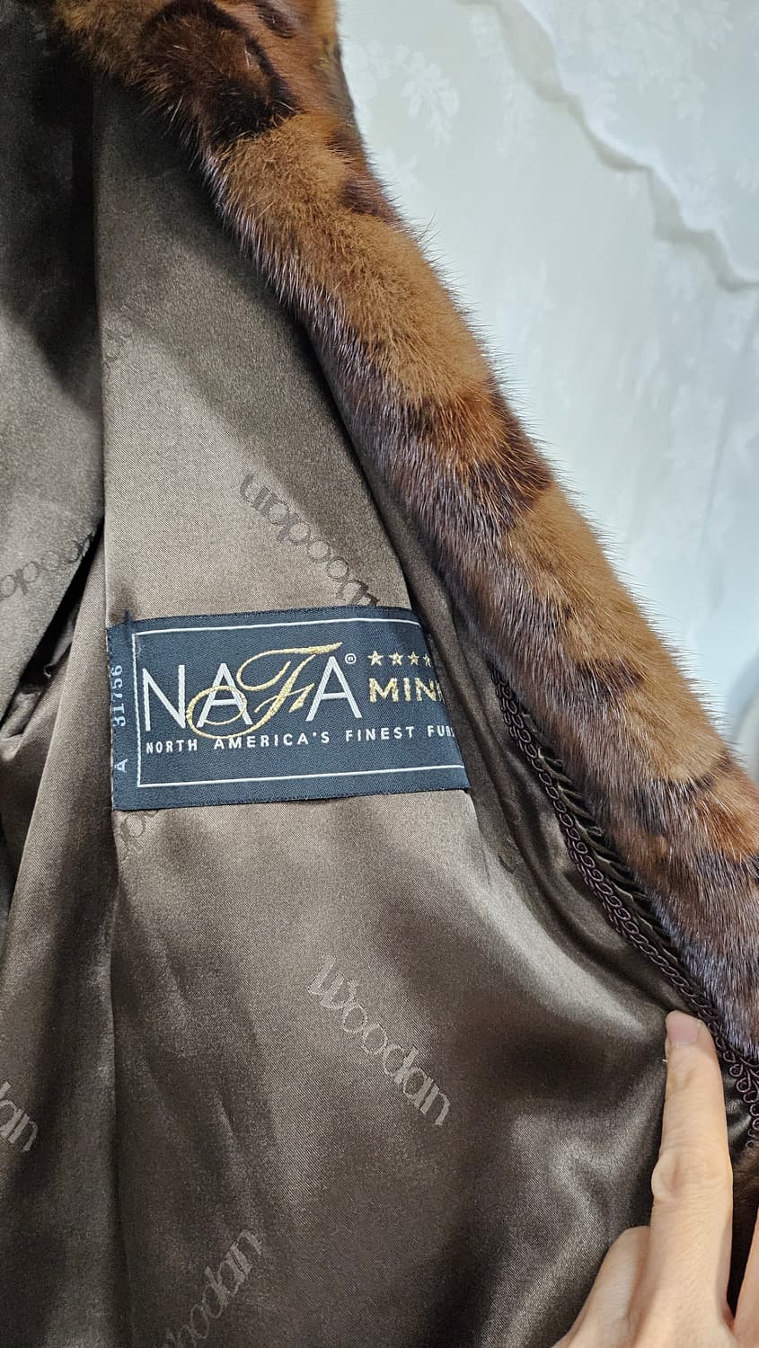 레오파드 무늬 밍크 코트 상품이미지9