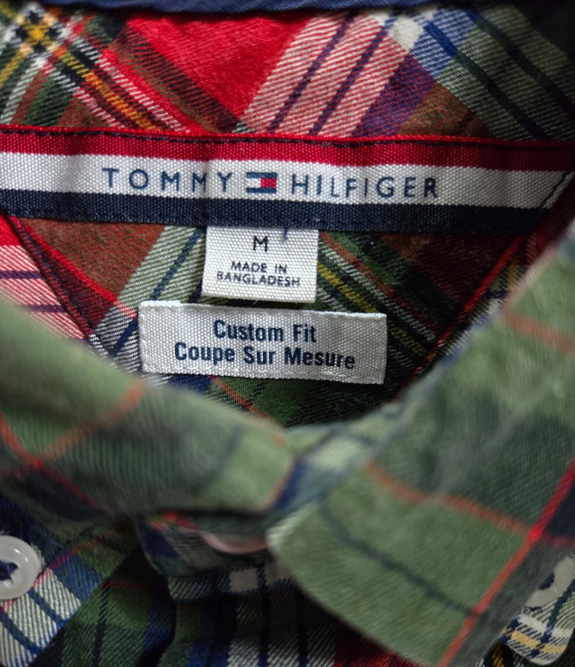 타미힐피거 커스텀핏 체크셔츠 체크남방 95 상품이미지7