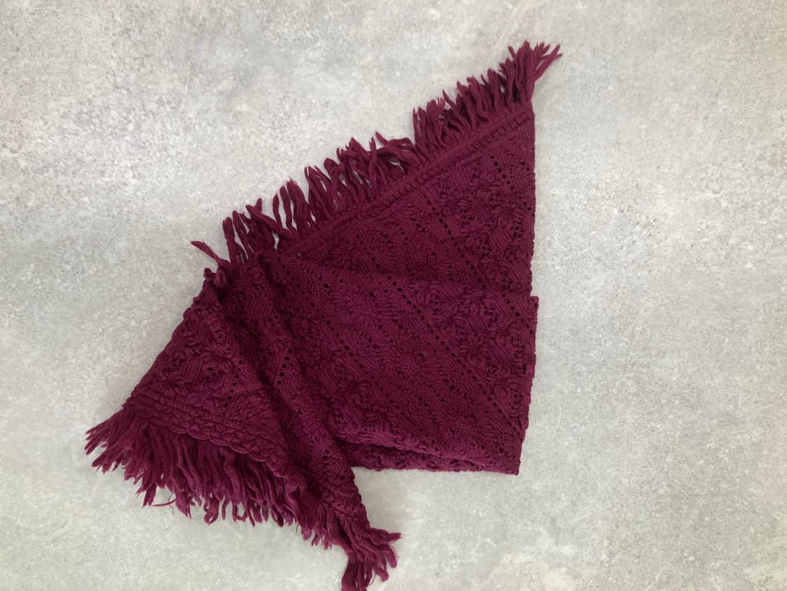 이세이미야케 IS wool100% 사각 숄/목도리 상품이미지2