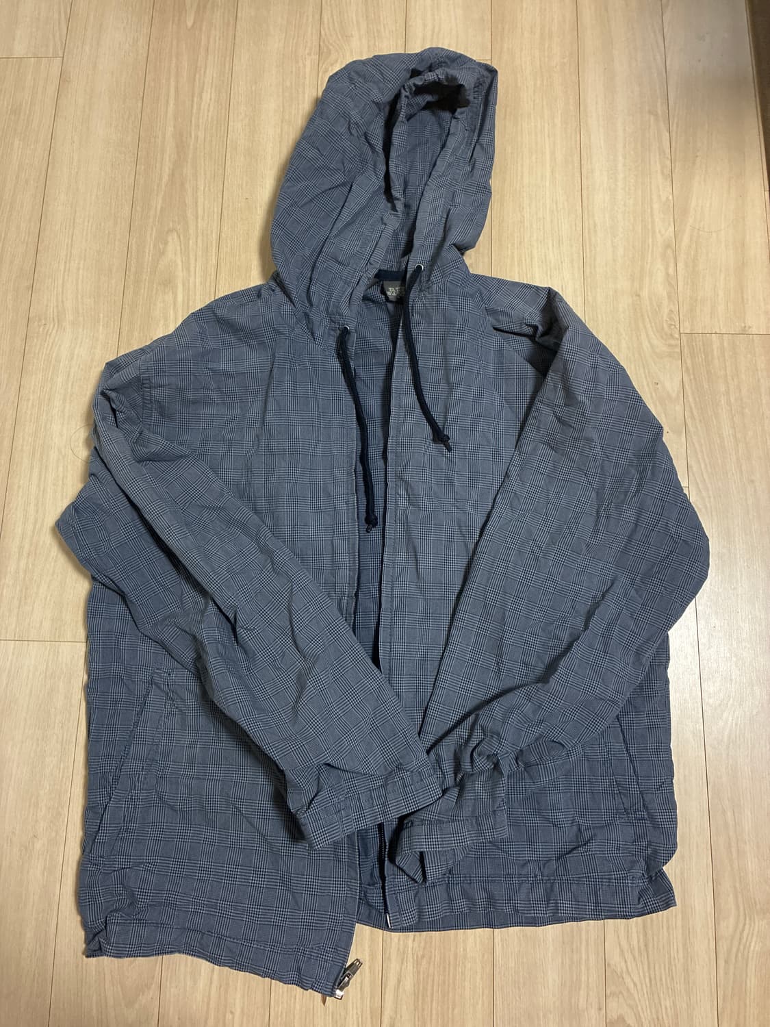 빈티지 체크바람막이 상품이미지1