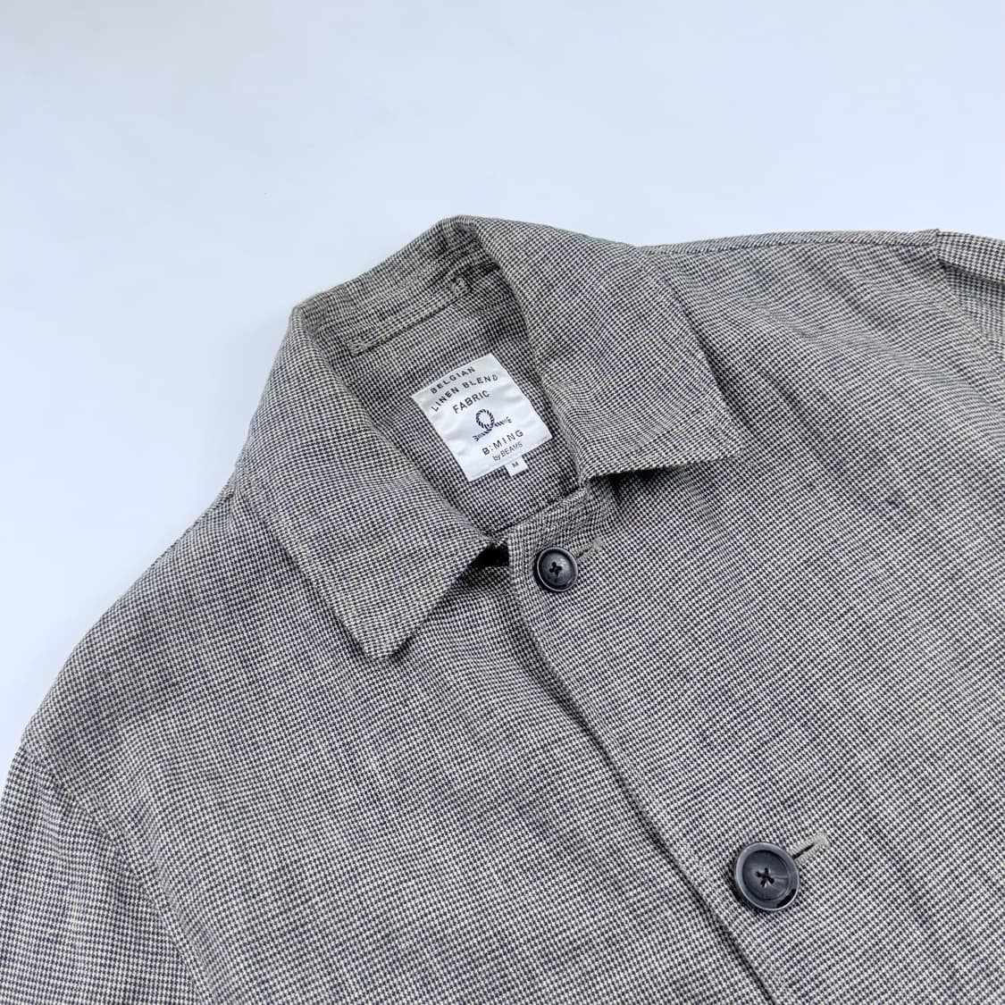 B MING by BEAMS 빔즈 린넨 스텐 코트  상품이미지4