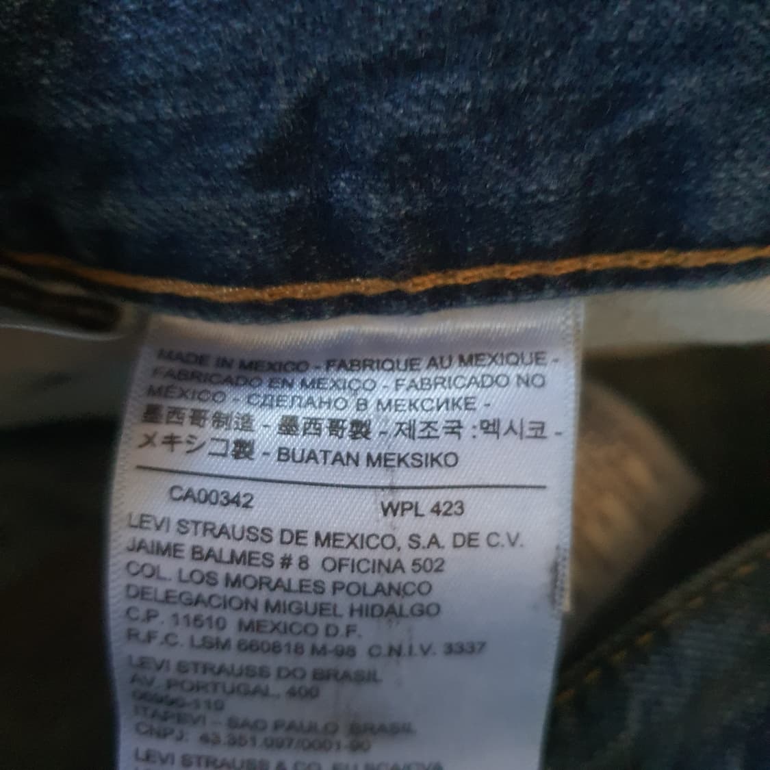 리바이스 569 빈티지  데님 팬츠 No.35 상품이미지4