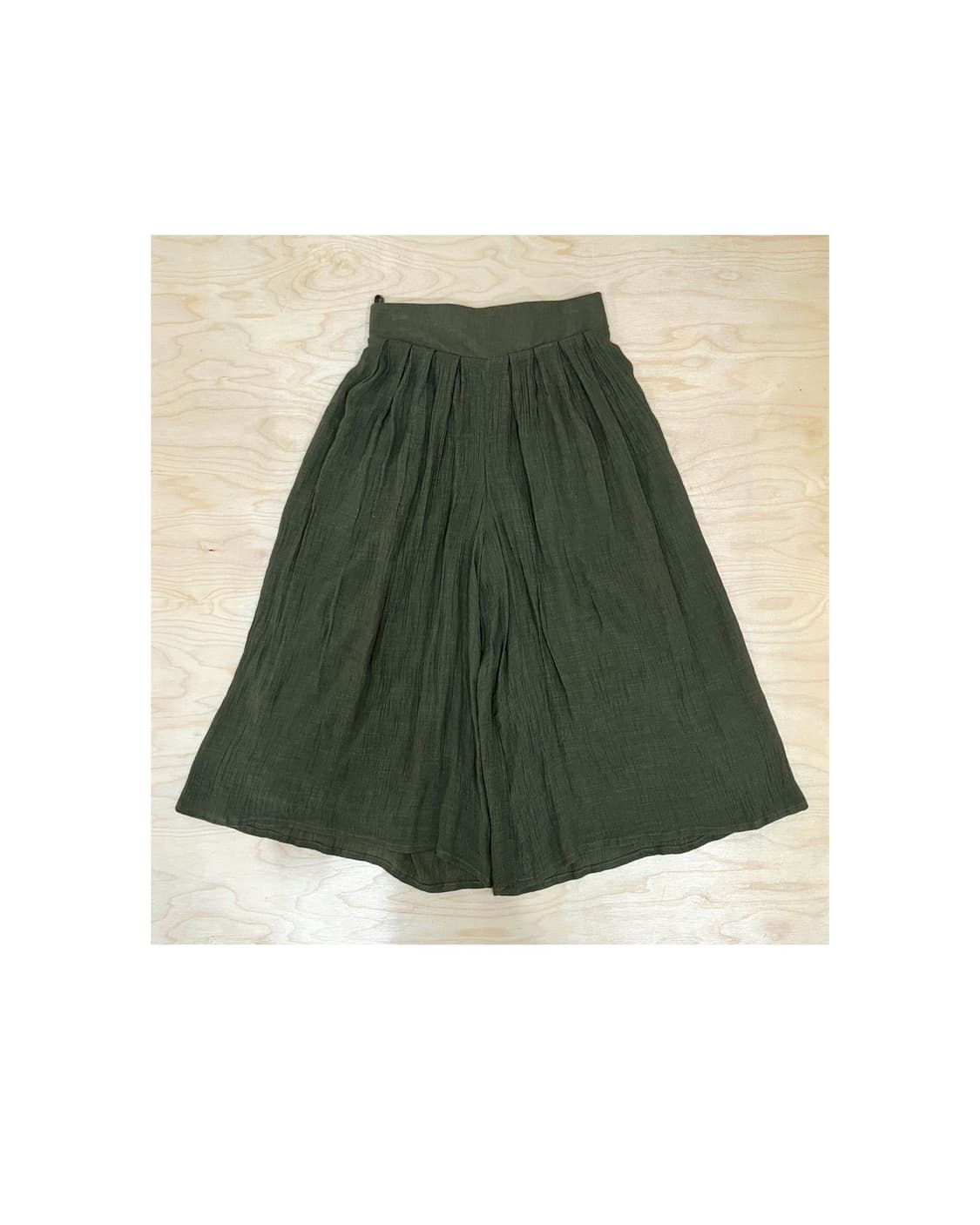 빈티지 카키색 하카마 팬츠 상품이미지1