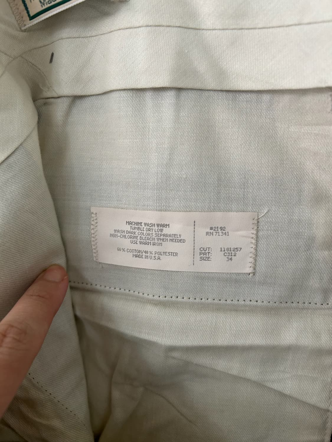 80-90‘s LL Bean 2pleats chino pant. 상품이미지8