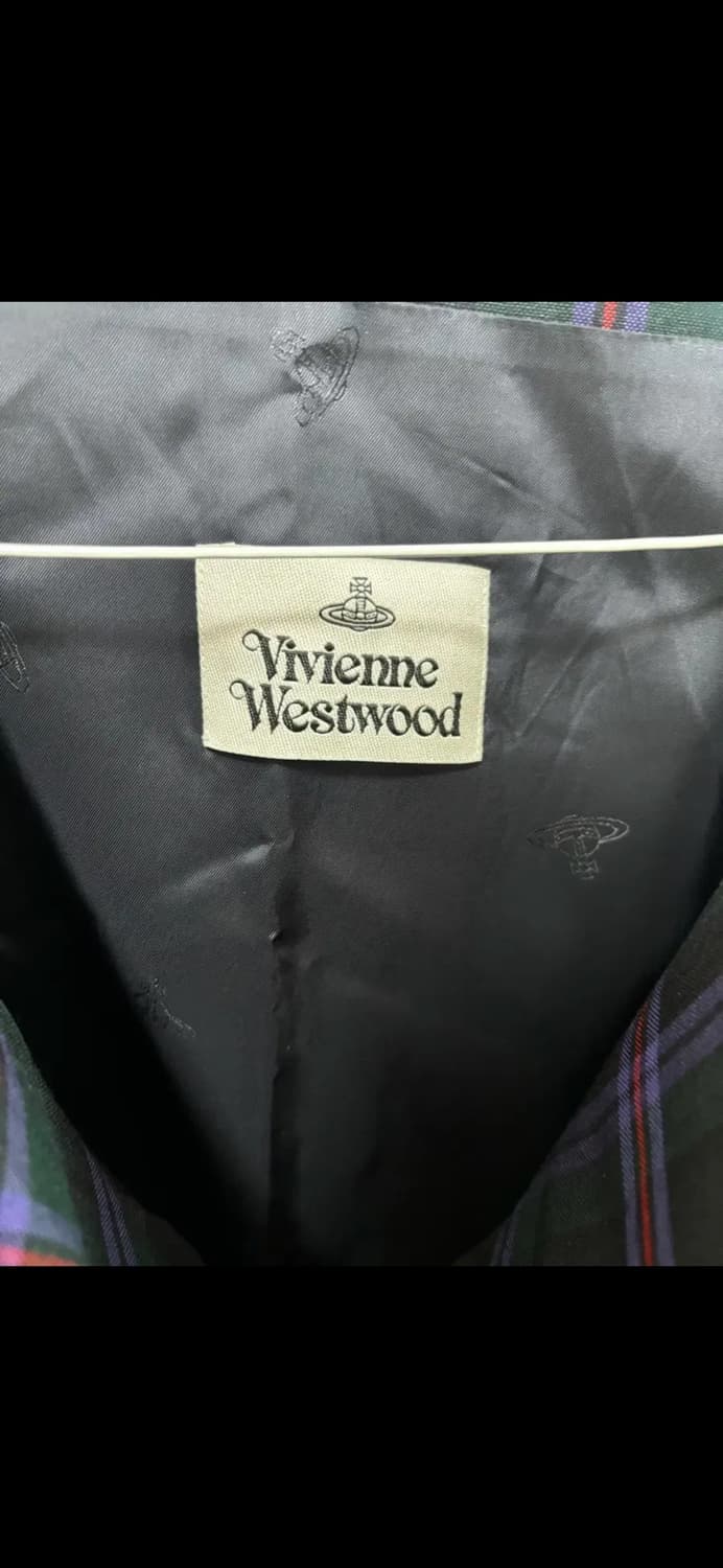 비비안웨스트우드 뉴버지니아 체크 퍼프 미니원피스 상품이미지8