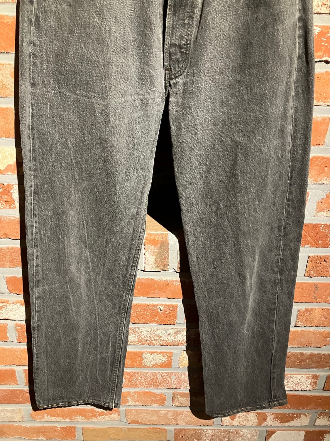 80s USA 빈티지 리바이스 501 블랙 데님 팬츠 상품이미지4