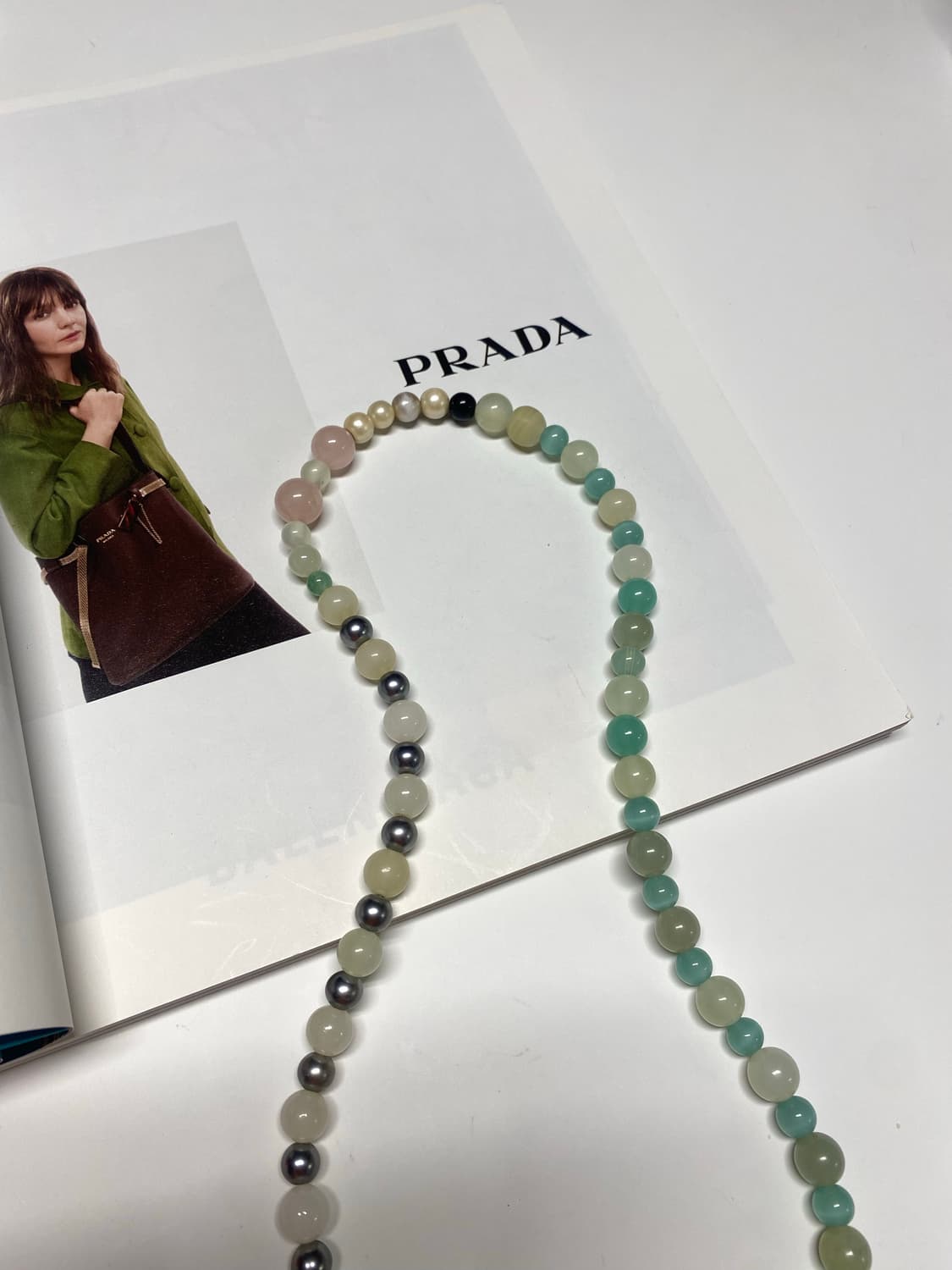 빈티지 비즈 비드 믹스 목걸이 상품이미지3