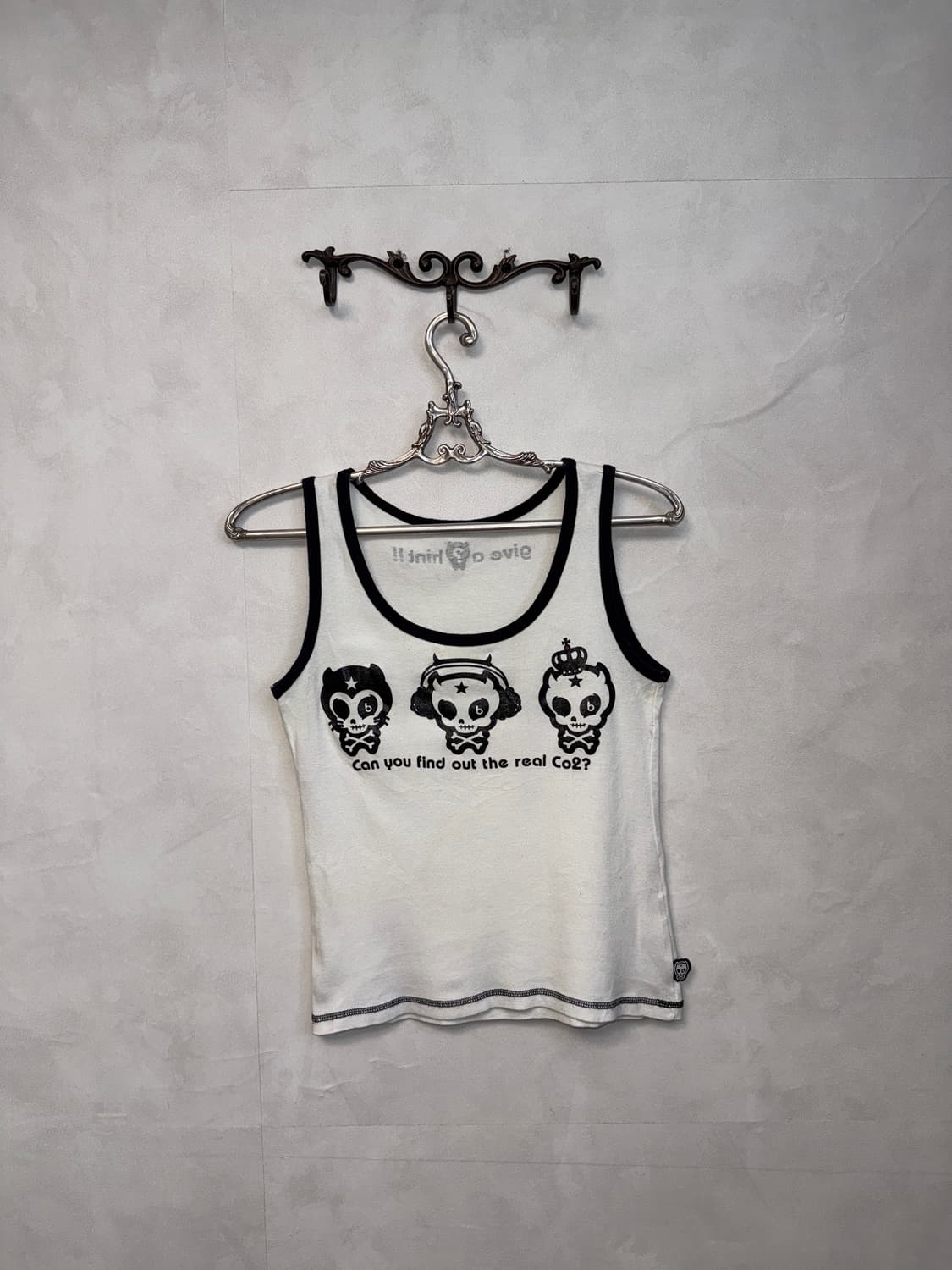 Ba-tsu club black&white devil sleeveless 상품이미지3