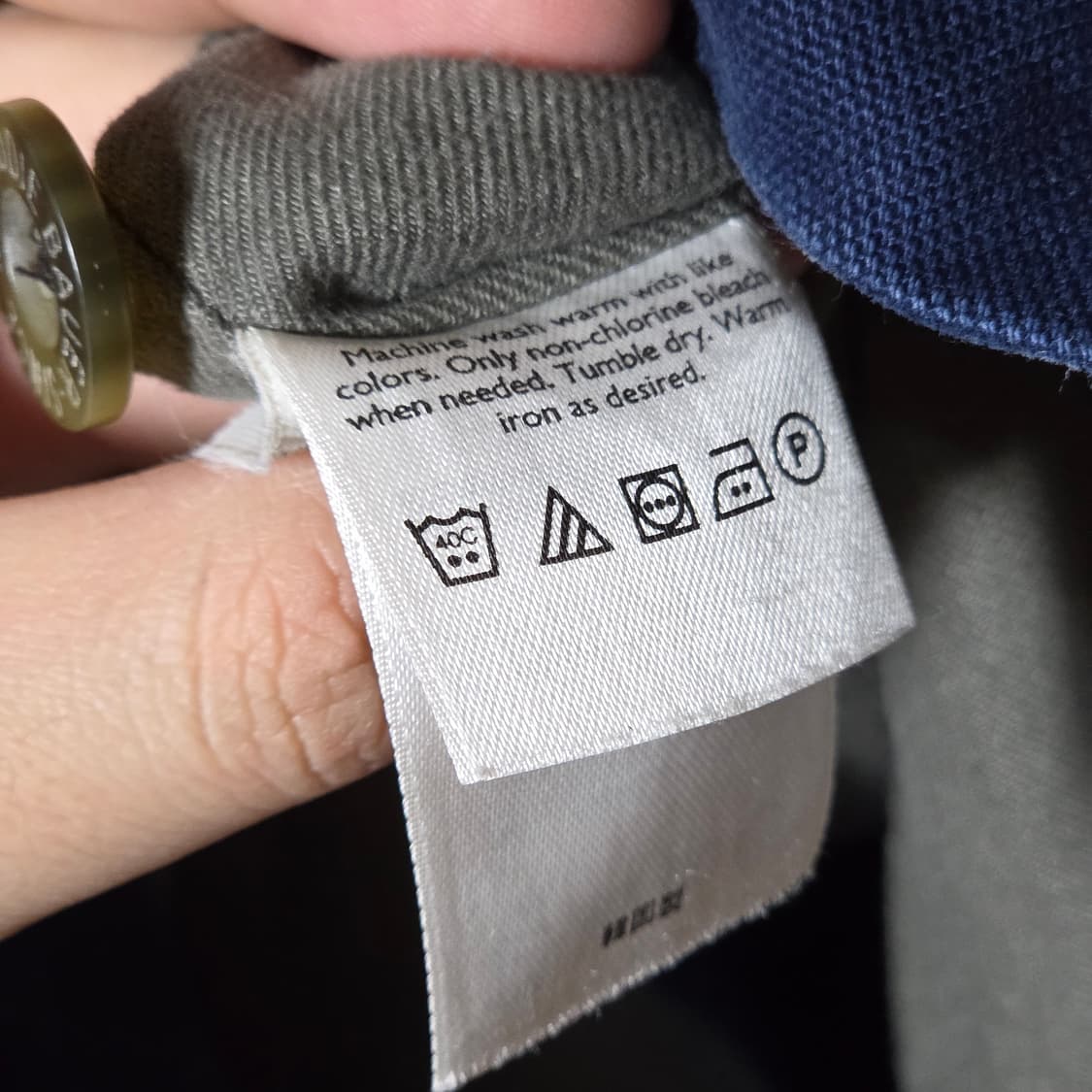 에디바우어 코듀로이 카라 네이비 코튼 초어 자켓 상품이미지10