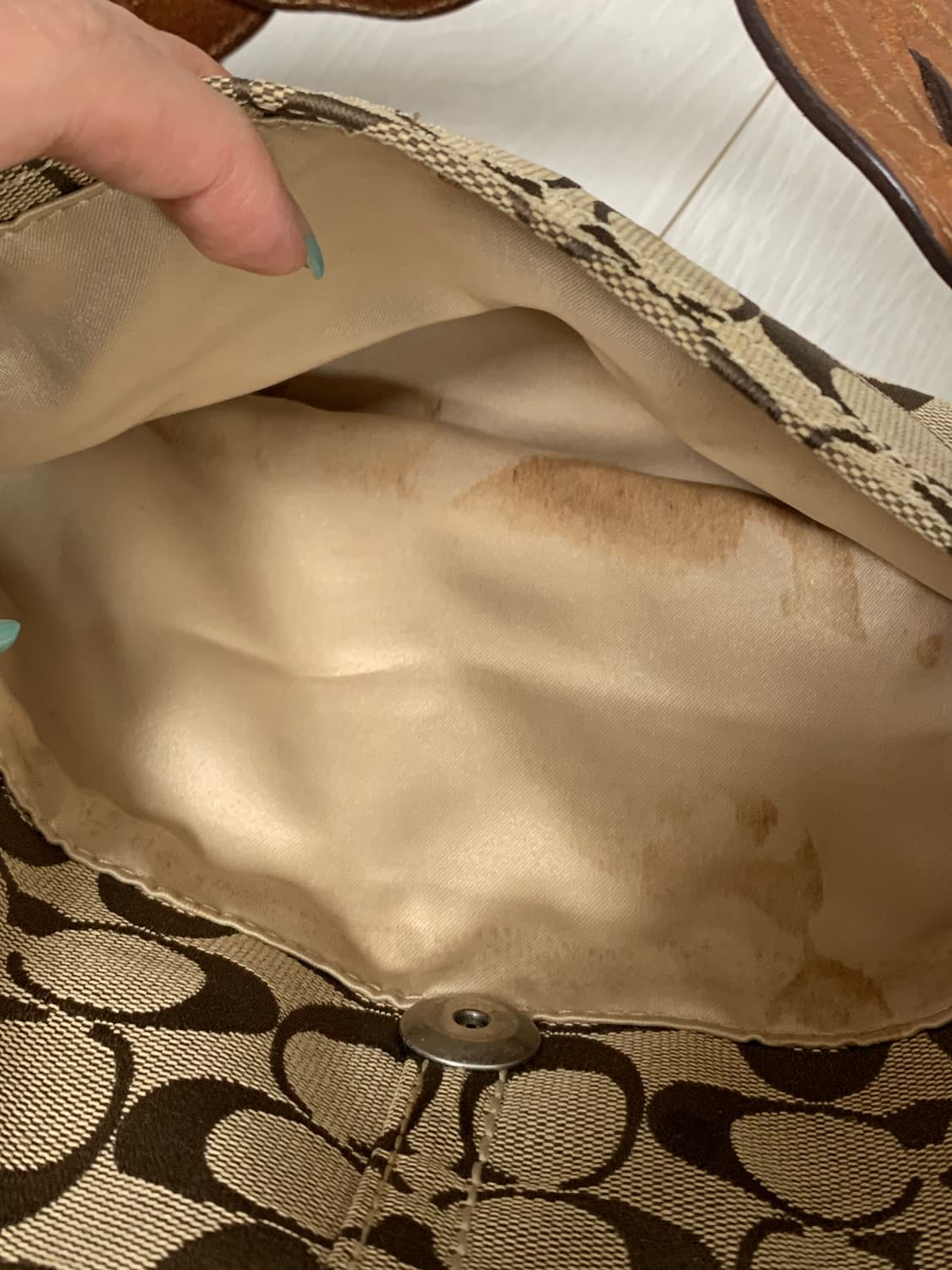 Coach signature buckle shoulder bag 상품이미지7