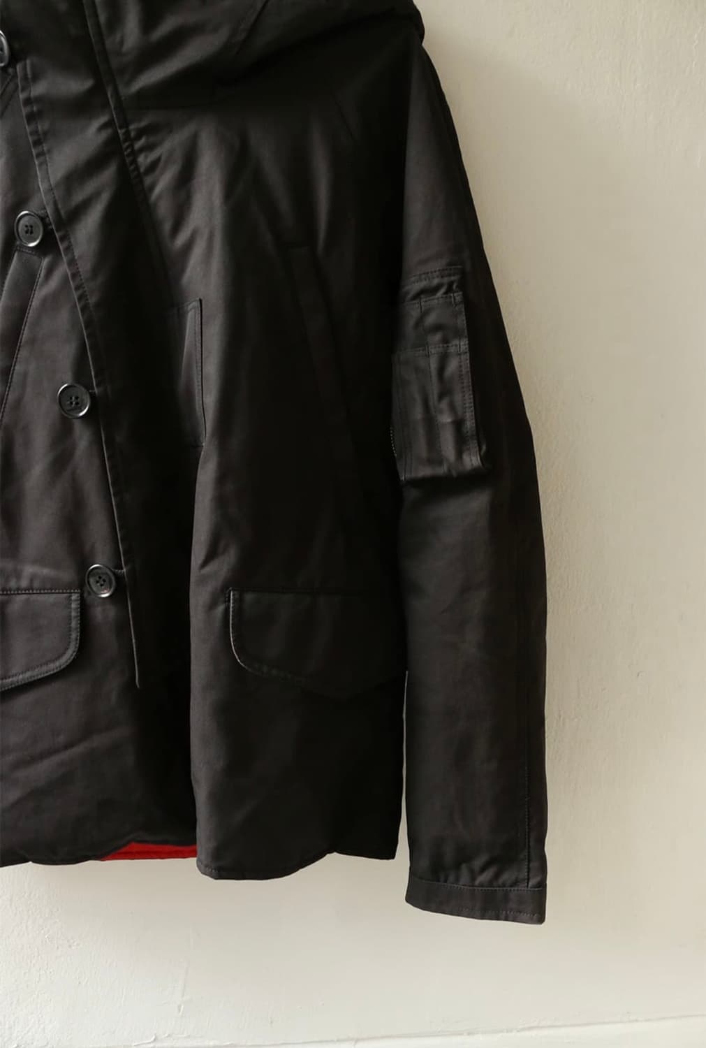 라드뮤지션 비대칭 후드 자켓 상품이미지5