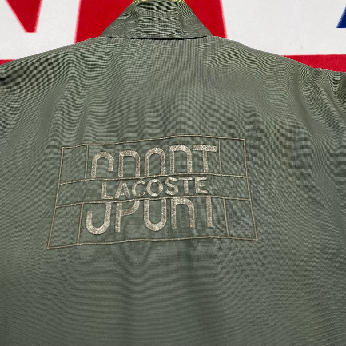 라코스테 올드스쿨자켓 100 실측 105  상품이미지4