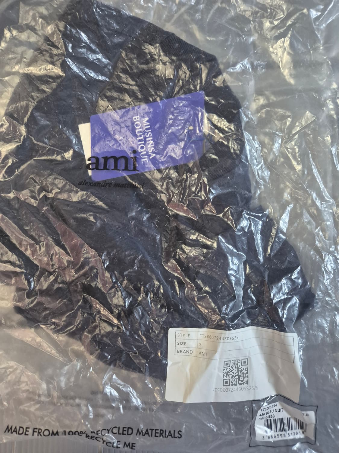 (새상품) 아미 화이트 하트 로고 반팔 티셔츠 상품이미지2