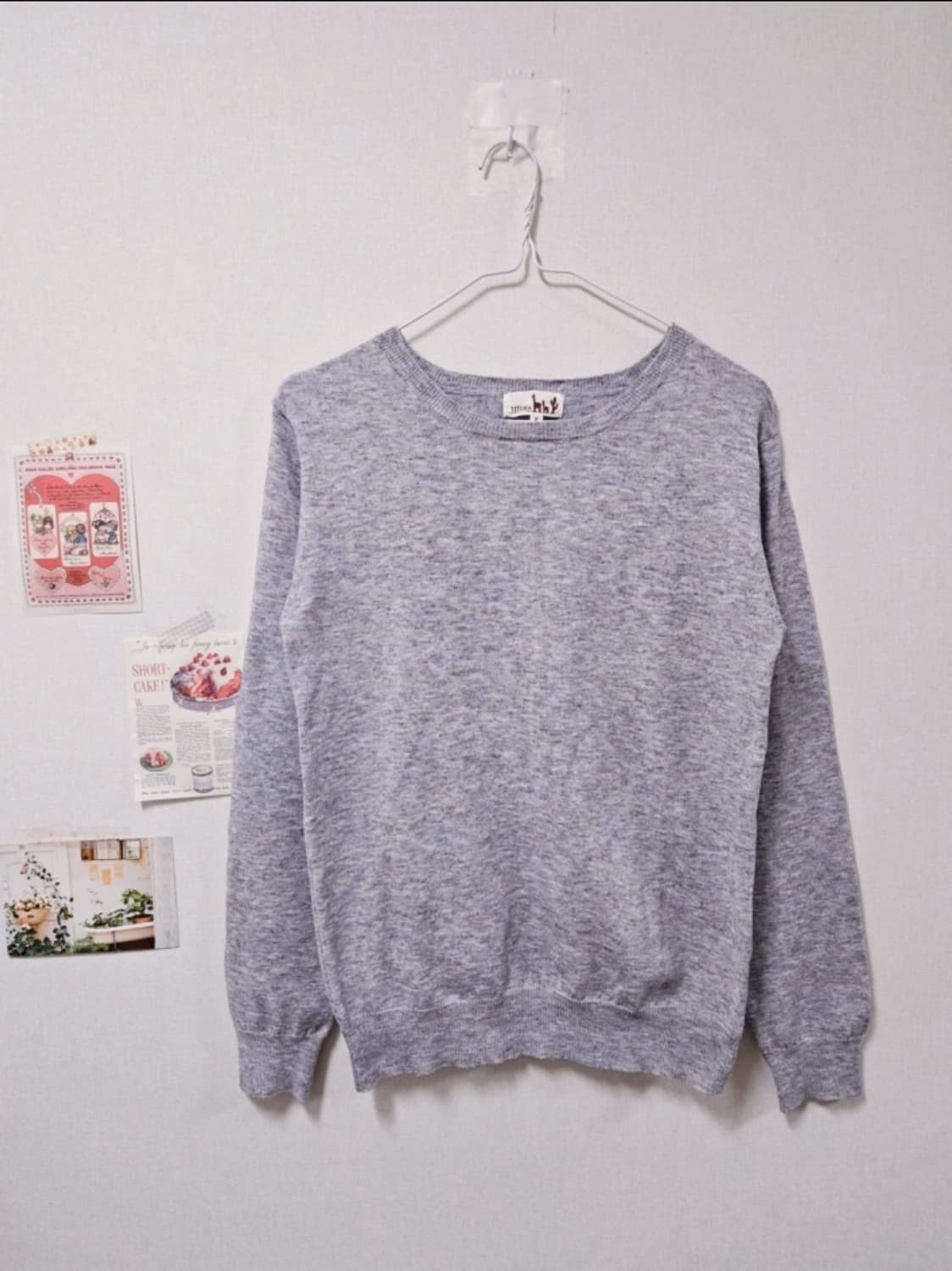 빈티지 티티카카 보라색 기본 니트 상품이미지5