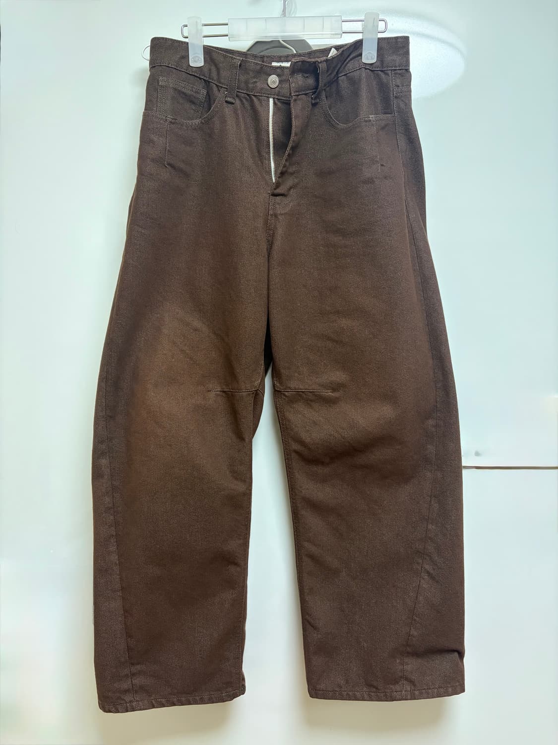 999휴머니티 커브드 플리츠 데님 상품이미지2