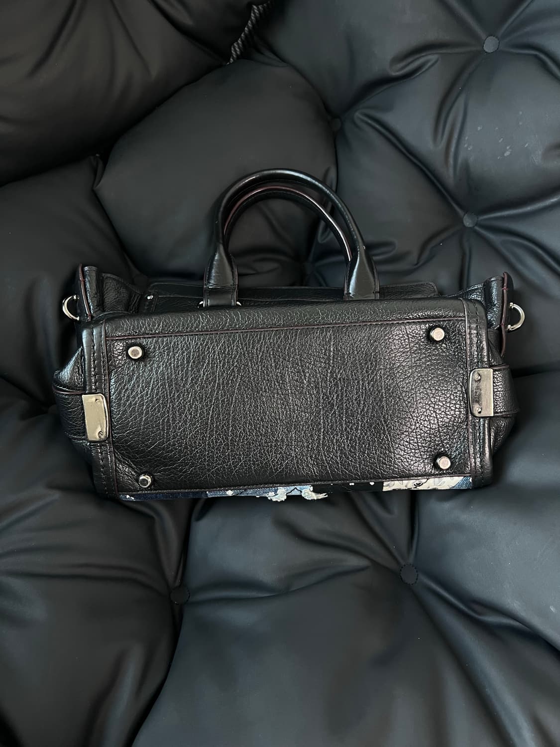 코치 패치워크 데님 토트백 상품이미지3