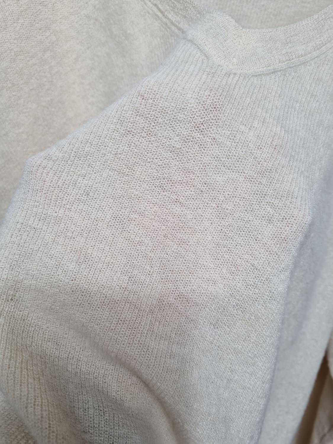 sie 시에 브이넥 모 알파카 니트 상품이미지4