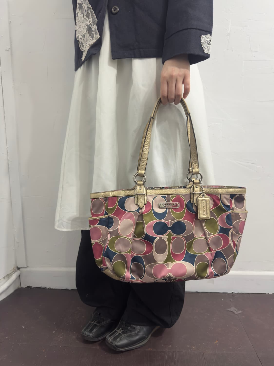 coach satin shoulderbag 상품이미지2