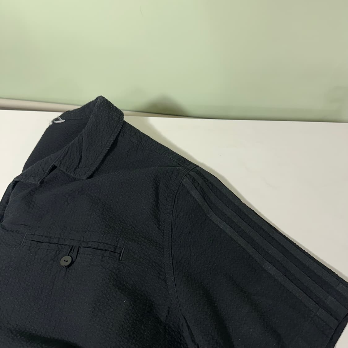 우먼M 아디다스 오리지날 블랙 써머플리츠 반팔셔츠 상품이미지3