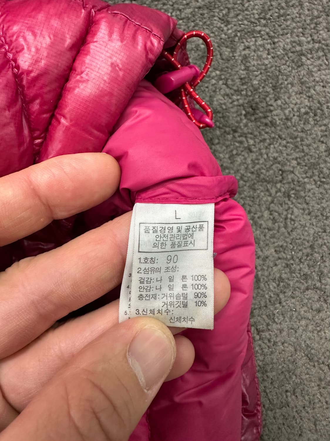 노스페이스 써밋 800 경량패딩 L 상품이미지6