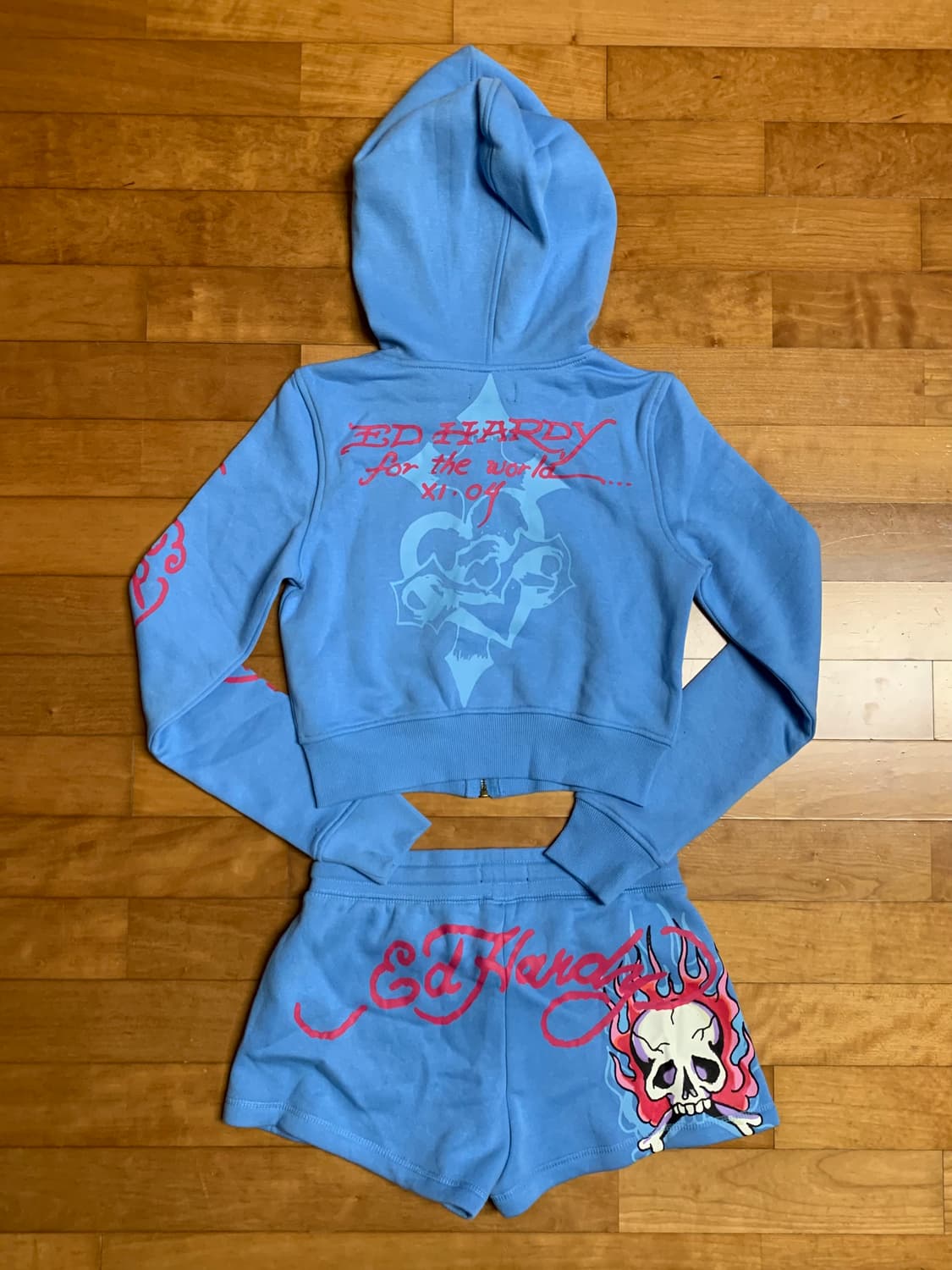 에드하디 후드집업 반바지 셋업 상품이미지7