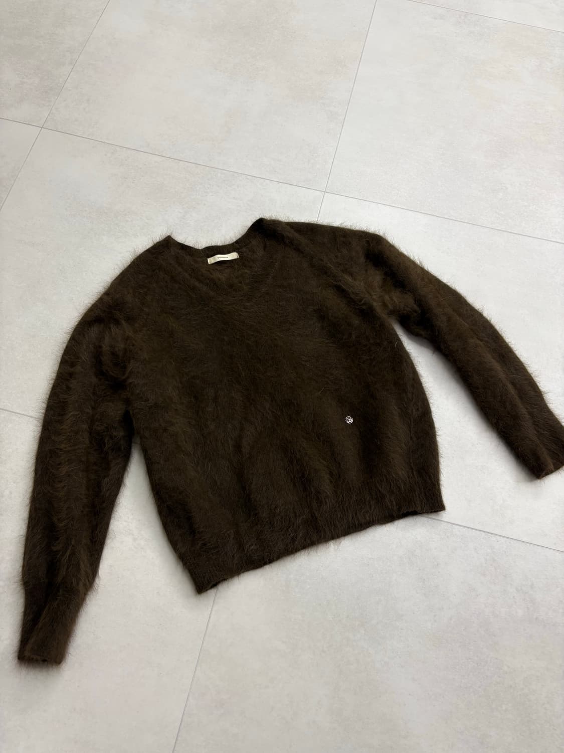 M)문선 모헤어 브이넥니트 상품이미지1