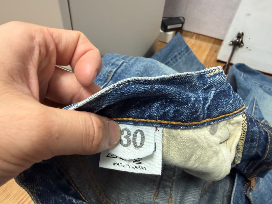 웨어하우스1105 30사이즈 미디움 인디고 상품이미지3