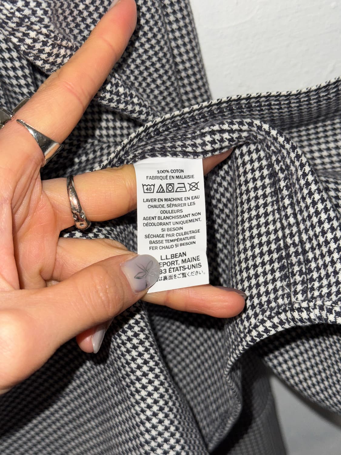 L.L.Bean 체크셔츠 상품이미지3