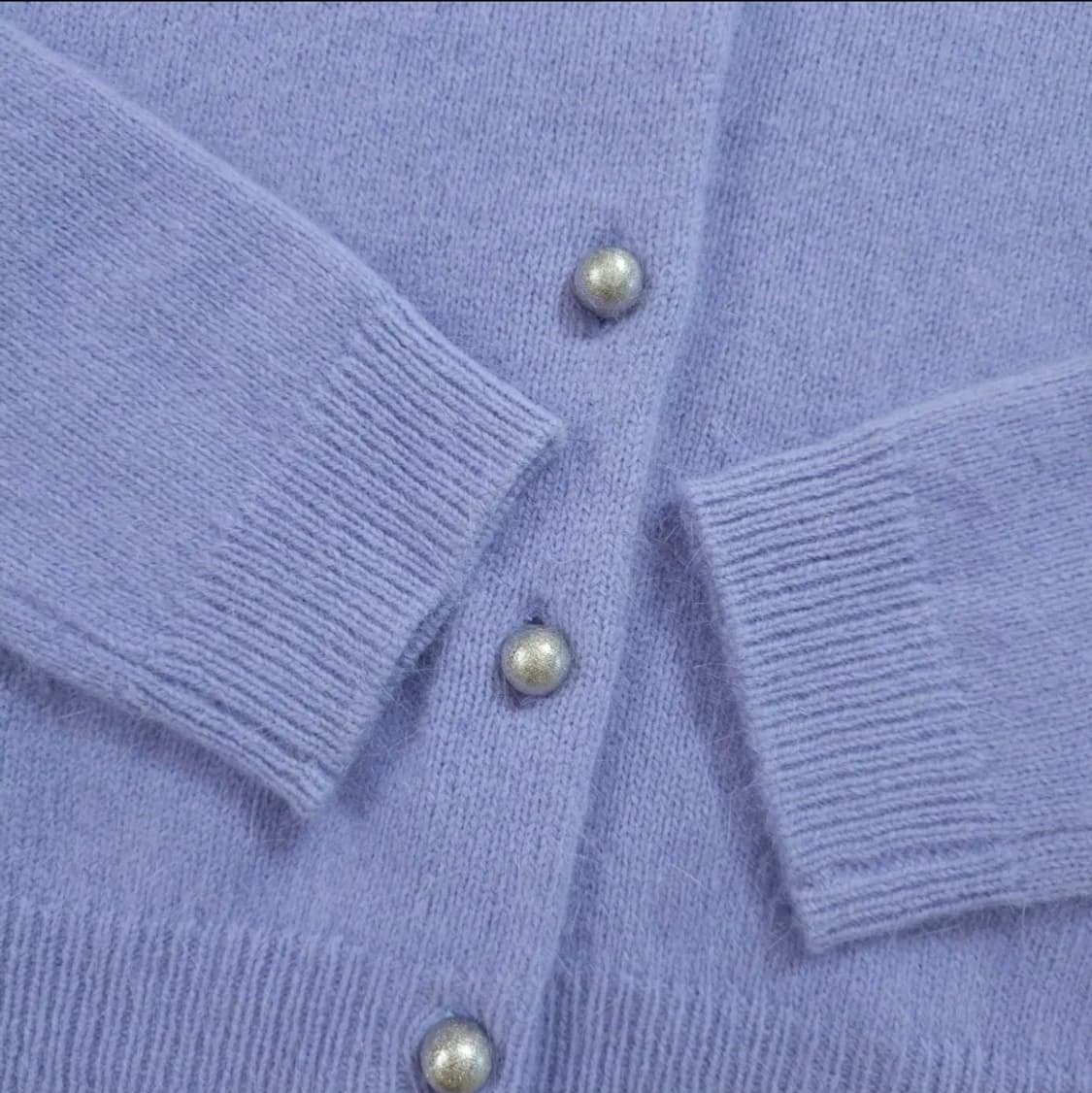 (F)아네스베 japan 여자 앙고라 울 자수 가디건 상품이미지7