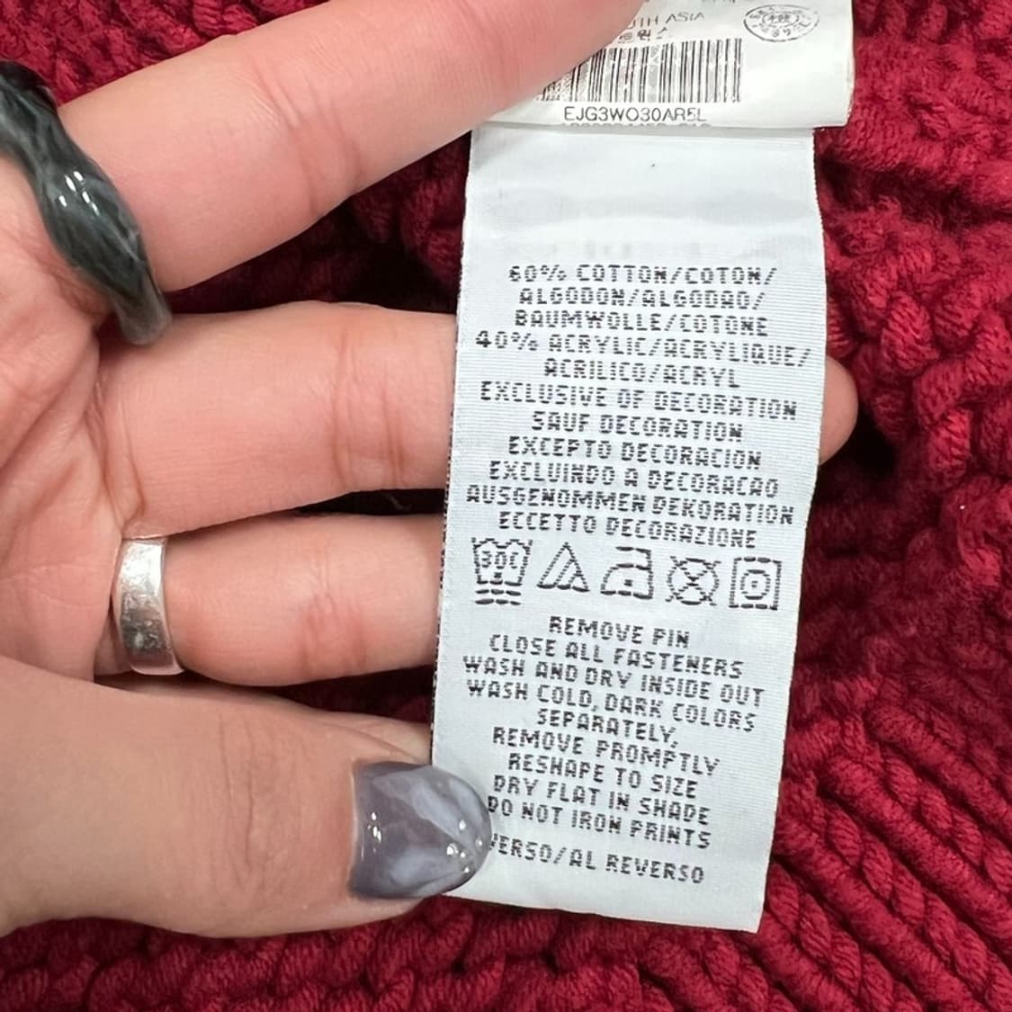 타미힐피거 하프 집업 스웨터 v0851 상품이미지9