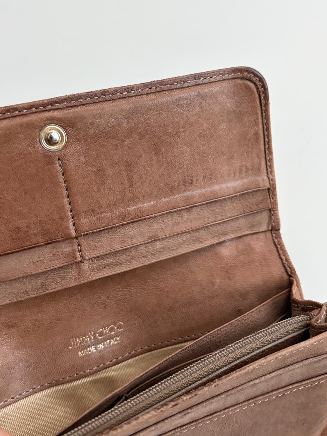 지미추 빈티지 레더 장지갑 상품이미지7