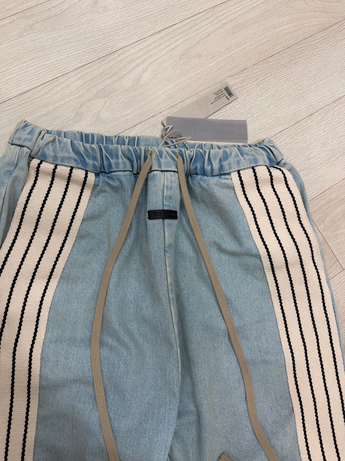 S) 피어오브갓 8th 데님 스프라이프 포럼 팬츠 상품이미지4