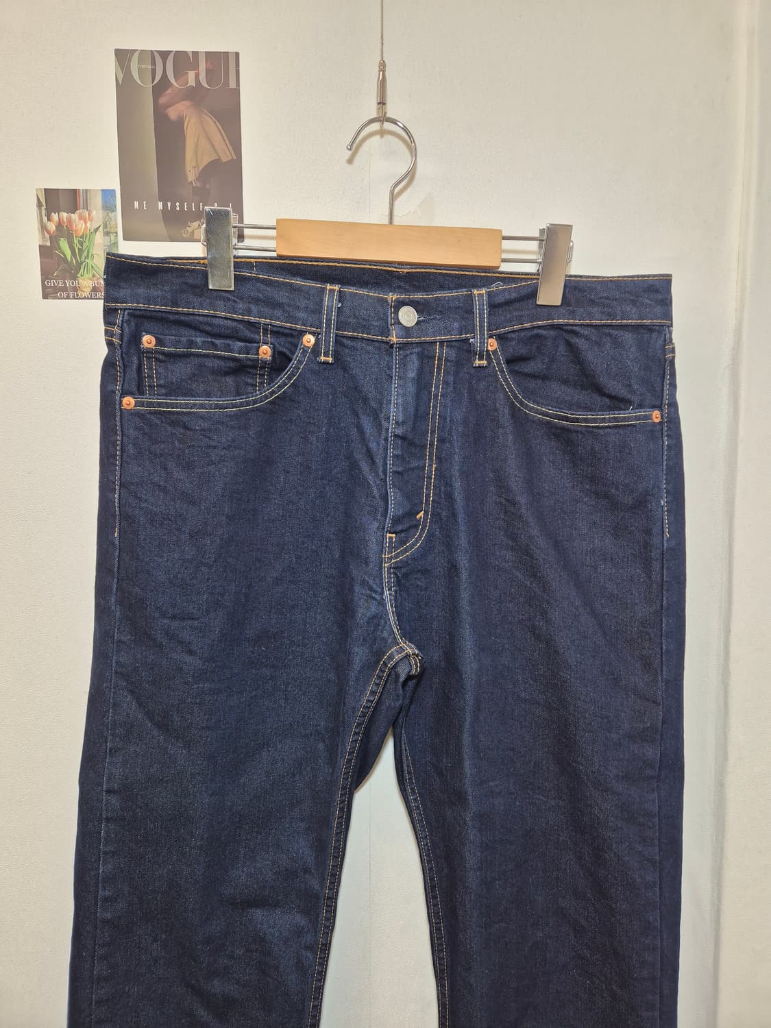 리바이스 505 프리미엄 데님 팬츠입니다
W34 L32 사이즈 상품이미지2