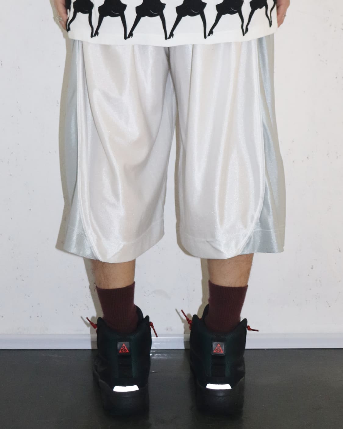 빈센트 보일리-샤틀랭 배기 볼 쇼츠 화이트 상품이미지3