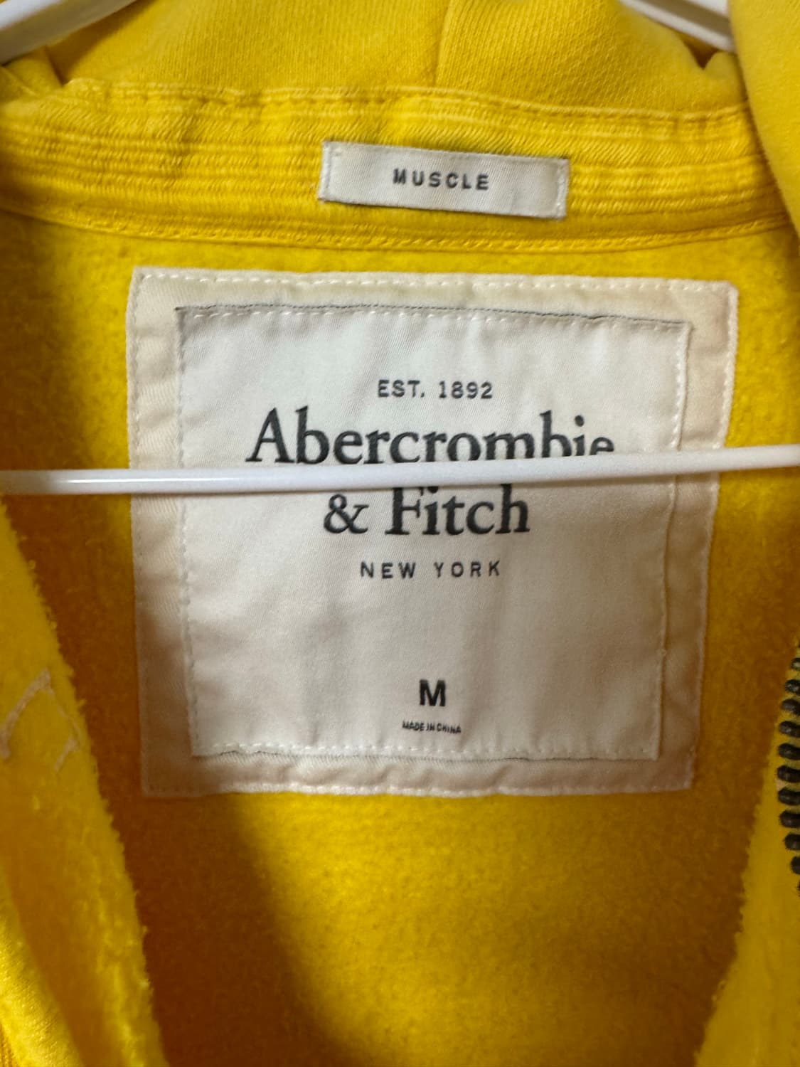 M)아베크롬비 옐로우 후드집업 상품이미지3
