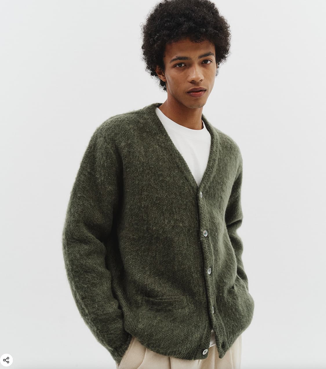 아웃스탠딩 모헤어 가디건 L 상품이미지6