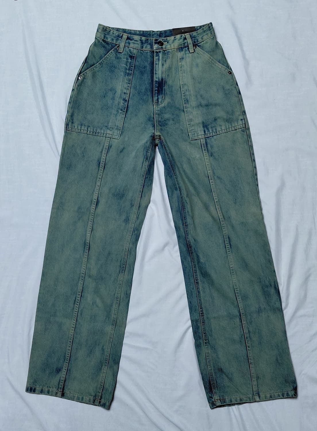 [STYLENANDA] 스타일난다 빅 포켓 다잉 데님 팬츠 (M) 상품이미지2