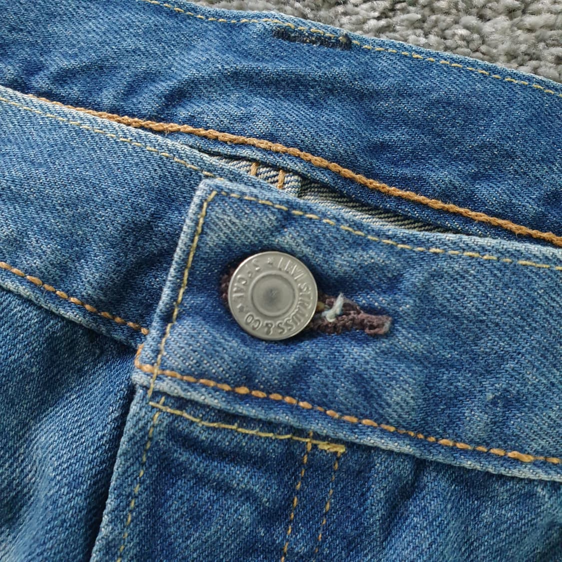 LEVI'S 501 데미지 워싱 데님 팬츠 상품이미지5