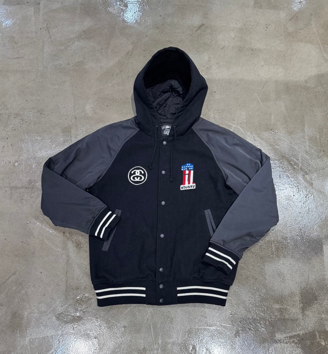00s 스투시 Bulry Gear 바시티 자켓 상품이미지4