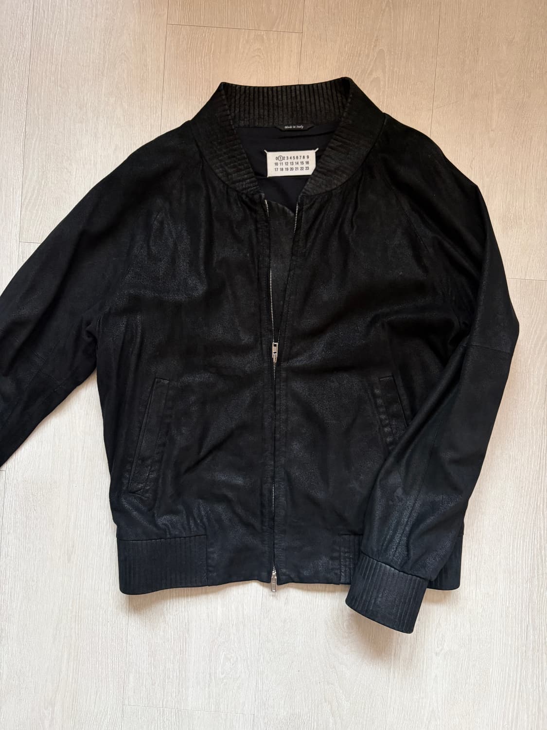 마르지엘라 가죽 블루종 상품이미지2