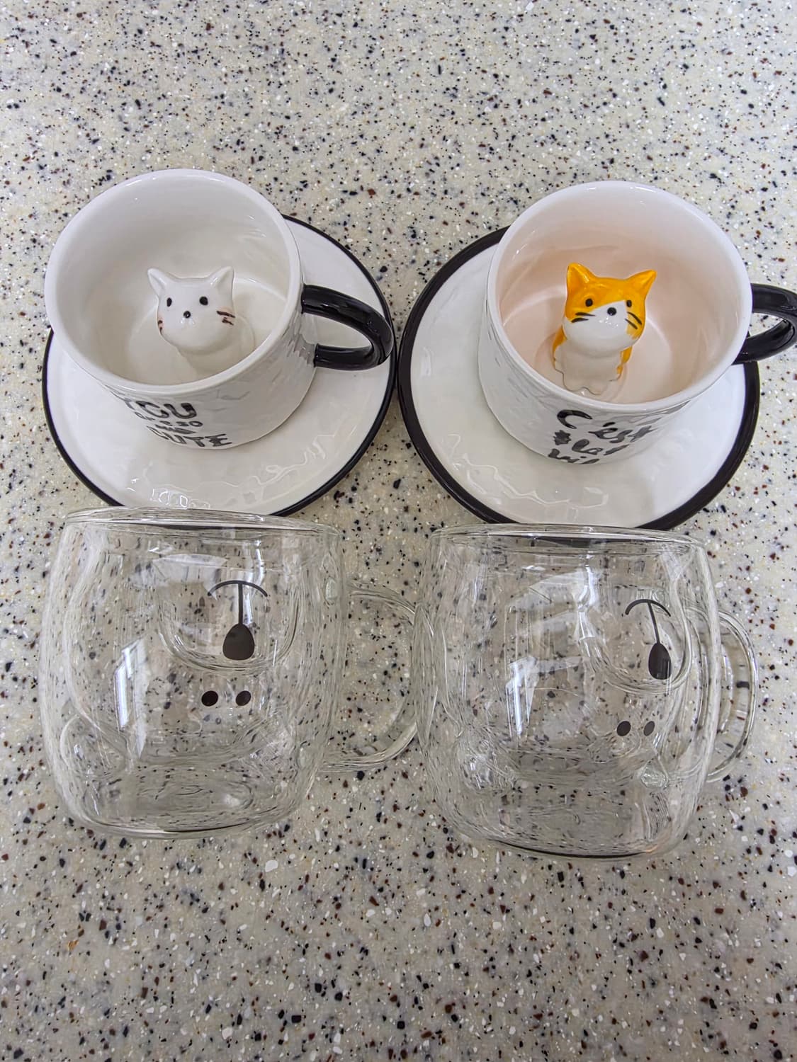 고양이 곰돌이 머그잔 상품이미지1