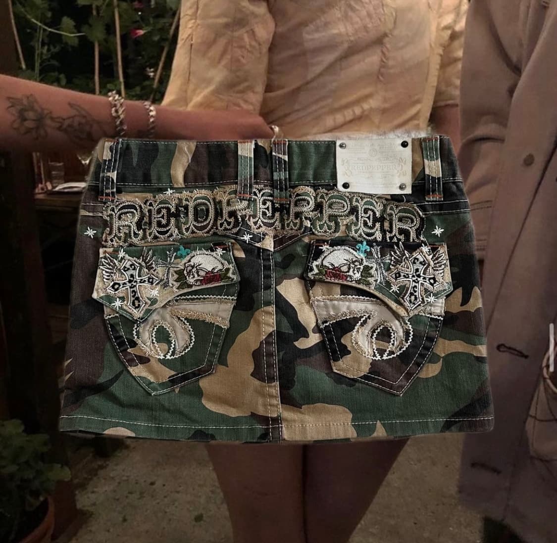 레드페퍼 카모 대장 미니스커트 상품이미지1