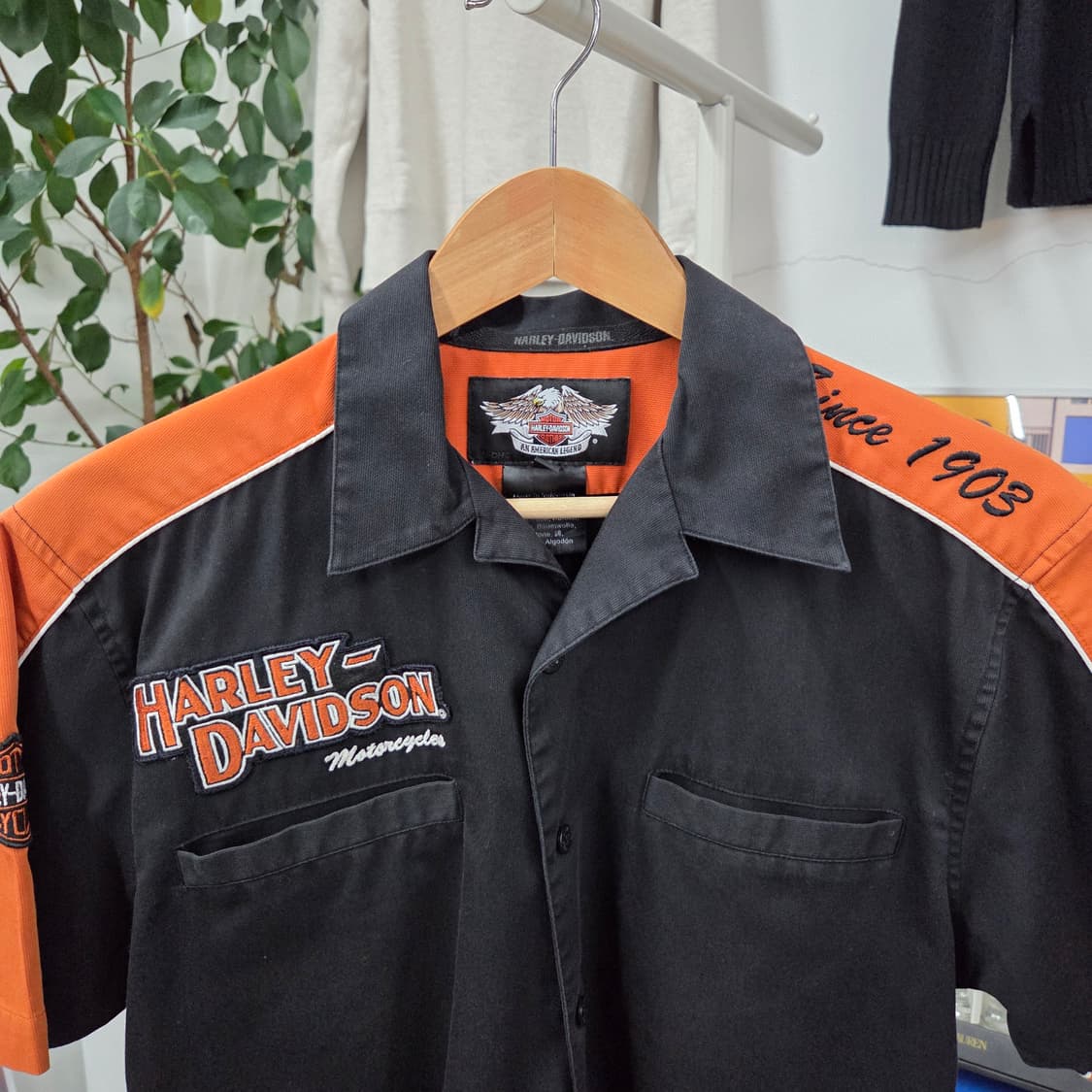 할리데이비슨 반팔 셔츠 S 상품이미지2