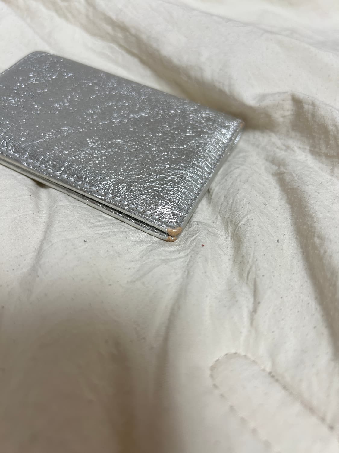 꼼데가르송 지갑 실버 상품이미지6