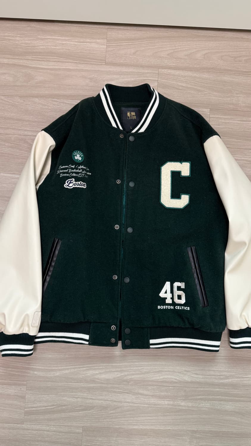 nba 보스턴 셀틱스 바시티자켓 상품이미지1