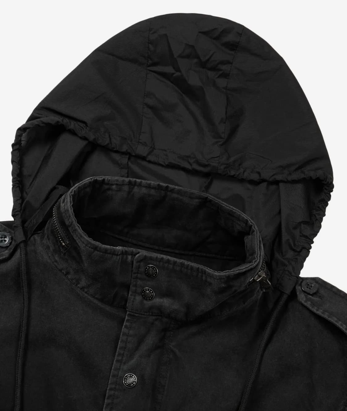 (새제품) 아캄 AAKAM - 워시드 필드자켓 블랙(2) 상품이미지3